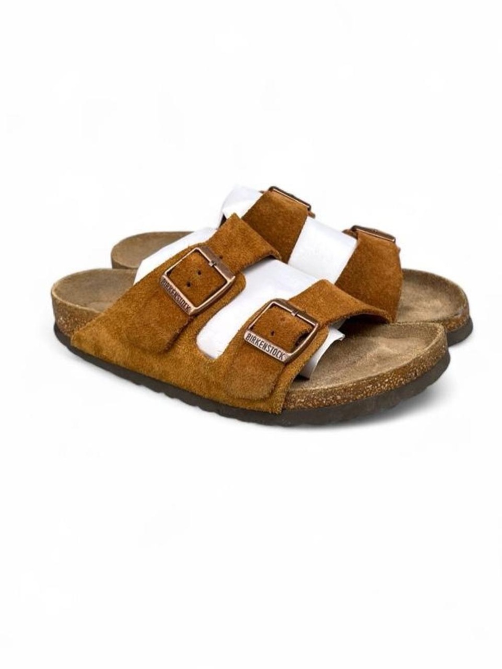 Birkenstock Arizona Mink Brown Suede Soft Footbed Sandals EU 36 Women’s 5 Narrow - Picture 3 of 8